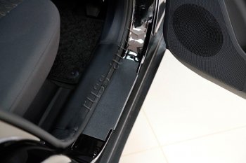 Накладки порожков салона RA SSANGYONG Actyon 1 (2006-2010) (Передние)