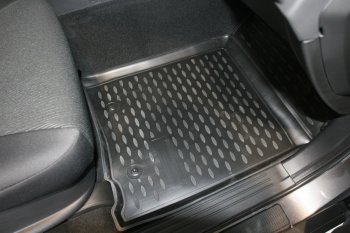 2 799 р. Коврики в салон Element 4 шт. (полиуретан) SSANGYONG Actyon Sport (2012-2025)  с доставкой в г. Кемерово. Увеличить фотографию 2