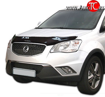 2 879 р. Дефлектор капота NovLine SSANGYONG Actyon дорестайлинг (2010-2013)  с доставкой в г. Кемерово