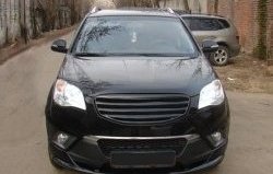 3 949 р. Решётка радиатора CT SSANGYONG Actyon дорестайлинг (2010-2013) (Неокрашенная)  с доставкой в г. Кемерово. Увеличить фотографию 4