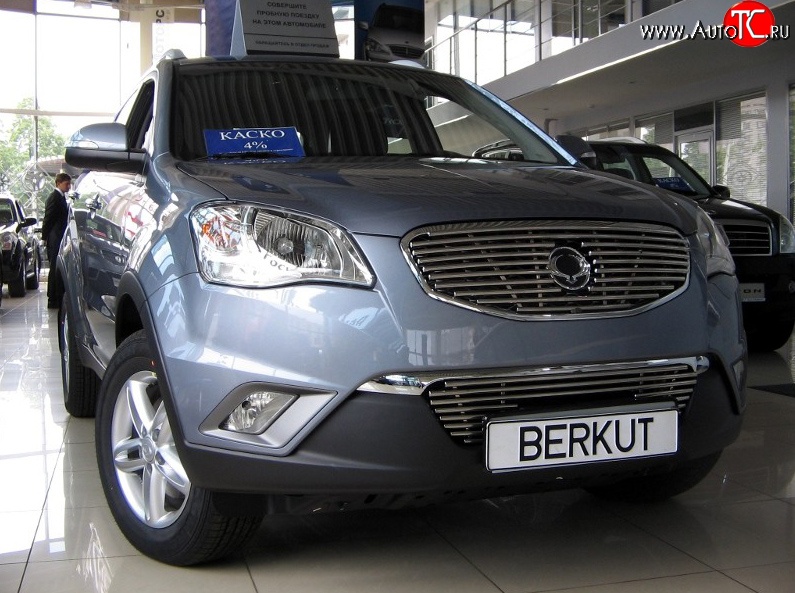4 799 р. Декоративная вставка воздухозаборника Berkut SSANGYONG Actyon дорестайлинг (2010-2013)  с доставкой в г. Кемерово