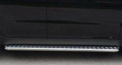 Широкая защита порогов SLITKOFF SSANGYONG Actyon (2010-2013) дорестайлинг