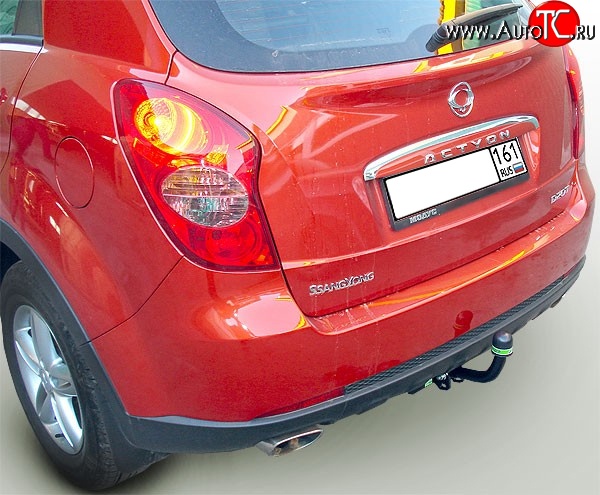 56 999 р. Фаркоп Лидер Плюс SSANGYONG Actyon дорестайлинг (2010-2013) (Без электропакета)  с доставкой в г. Кемерово