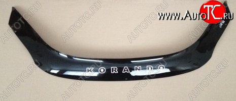999 р. Дефлектор капота (рестайлинг) Russtal SSANGYONG Korando 3 дорестайлинг (2010-2025)  с доставкой в г. Кемерово