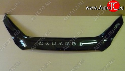 999 р. Дефлектор капота Russtal SSANGYONG Korando 3 дорестайлинг (2010-2025)  с доставкой в г. Кемерово