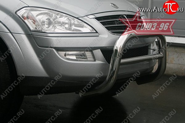 17 954 р. Защита переднего бампера Souz-96 (d76) SSANGYONG Kyron дорестайлинг (2005-2007)  с доставкой в г. Кемерово