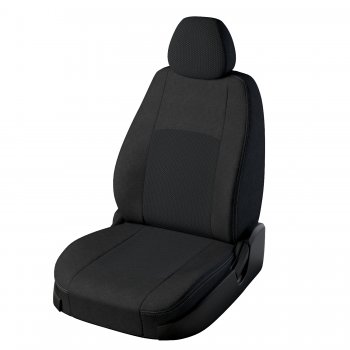Чехлы для сидений Lord Autofashion Турин (жаккард) SSANGYONG Kyron дорестайлинг (2005-2007) (Чёрный, вставка Эльбрус)