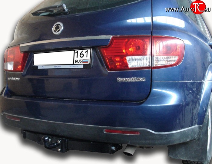 10 799 р. Фаркоп Лидер Плюс (до 2000 кг) SSANGYONG Rexton Y200 (2001-2006) (Без электропакета)  с доставкой в г. Кемерово