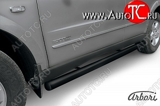 6 569 р. Защита порогов Arbori SSANGYONG Kyron рестайлинг (2007-2016)  с доставкой в г. Кемерово