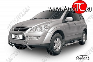 23 939 р. Защита переднего бампера Arbori SSANGYONG Kyron рестайлинг (2007-2016)  с доставкой в г. Кемерово