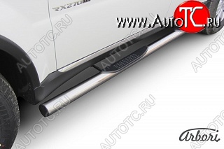 14 579 р. Защита порогов Arbori SSANGYONG Rexton Y290 (2012-2017)  с доставкой в г. Кемерово