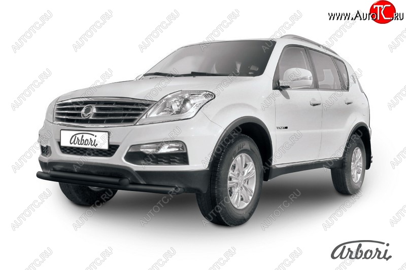 7 469 р. Обвес переднего бампера Arbori SSANGYONG Rexton Y290 (2012-2017)  с доставкой в г. Кемерово