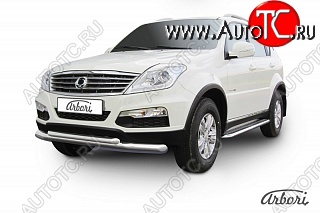 14 219 р. Обвес переднего бампера Arbori  SSANGYONG Rexton  Y290 (2012-2017)  с доставкой в г. Кемерово