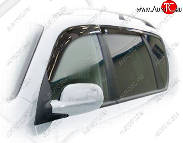 2 799 р. Дефлектора окон CA-Plastiс SSANGYONG Rexton Y250 (2006-2012) (Classic полупрозрачный, Без хром.молдинга)  с доставкой в г. Кемерово