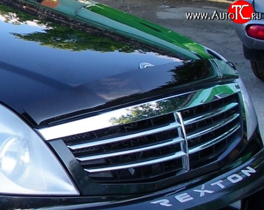 1 979 р. Дефлектор капота NovLine SSANGYONG Rexton Y200 (2001-2006)  с доставкой в г. Кемерово