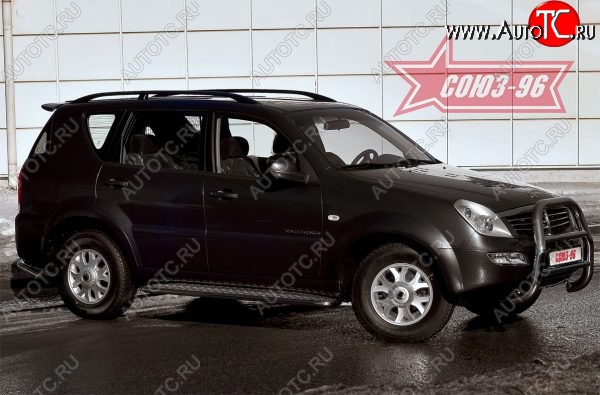 15 749 р. Защита переднего бампера Souz-96 (d76) SSANGYONG Rexton Y200 (2001-2006)  с доставкой в г. Кемерово