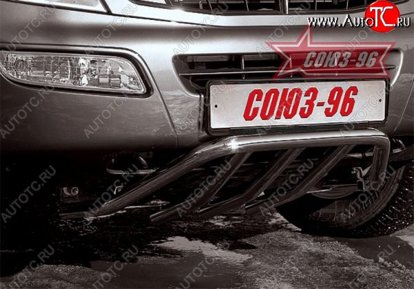 10 799 р. Защита переднего бампера нижняя Souz-96 Акула. SSANGYONG Rexton Y200 (2001-2006)  с доставкой в г. Кемерово