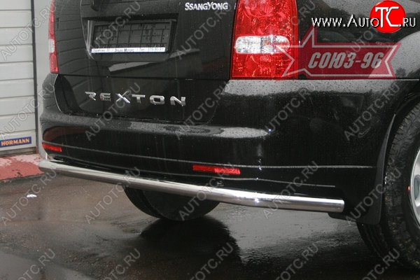 9 629 р. Защита заднего бампера Souz-96 (d60) SSANGYONG Rexton Y250 (2006-2012)  с доставкой в г. Кемерово