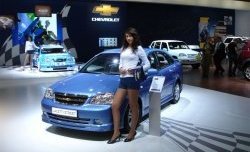 5 949 р. Накладка Street Edition на передний бампер Chevrolet Lacetti седан (2002-2013) (Неокрашенная)  с доставкой в г. Кемерово. Увеличить фотографию 3