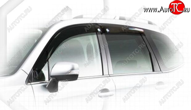 1 999 р. Дефлектора окон CA-Plastiс Subaru Forester SJ рестайлинг (2016-2019) (Classic полупрозрачный, Без хром.молдинга)  с доставкой в г. Кемерово
