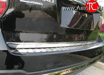 5 949 р. Нижняя накладка на крышку багажника СТ Subaru Forester SJ рестайлинг (2016-2019)  с доставкой в г. Кемерово
