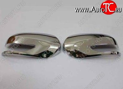 5 349 р. Накладки на зеркала CT v1 Subaru Forester SJ дорестайлинг (2012-2016) (Неокрашенные)  с доставкой в г. Кемерово