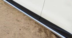 11 999 р. Защита порогов из круглой трубы диаметром 63 мм Russtal Subaru Forester SJ дорестайлинг (2012-2016) (Защита порогов с со скосами на торцах (вариант 1))  с доставкой в г. Кемерово. Увеличить фотографию 9