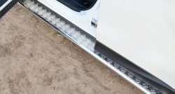 24 649 р. Широкая защита порогов SLITKOFF  Subaru Forester  SJ (2012-2016) дорестайлинг  с доставкой в г. Кемерово. Увеличить фотографию 3
