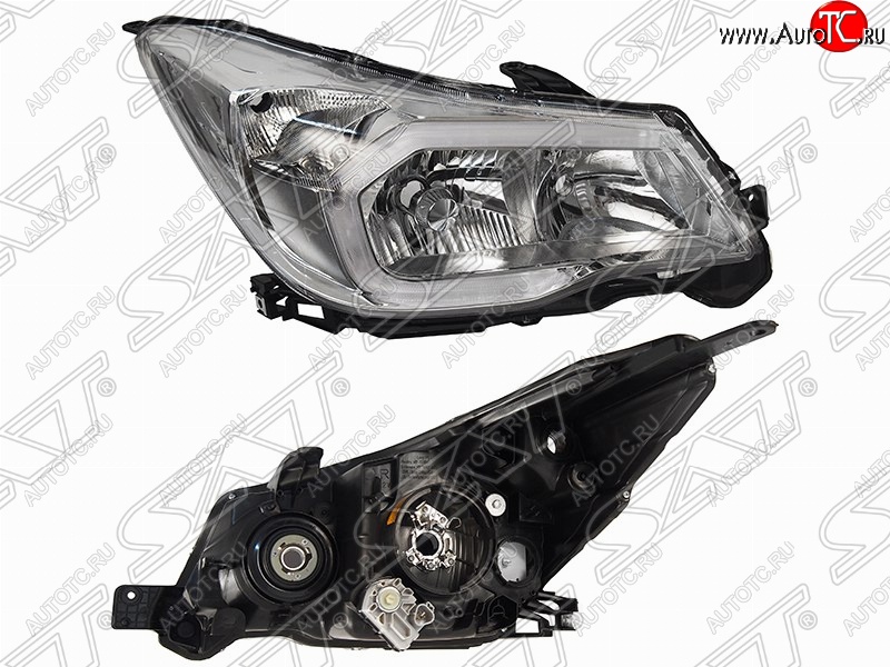 14 599 р. Правая фара передняя SAT (ксенон) Subaru Forester SJ дорестайлинг (2012-2016)  с доставкой в г. Кемерово