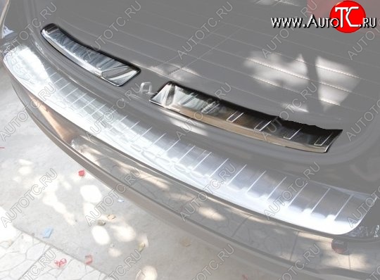 9 199 р. Металлический порожек в багажник автомобиля СТ Subaru Forester SJ дорестайлинг (2012-2016)  с доставкой в г. Кемерово