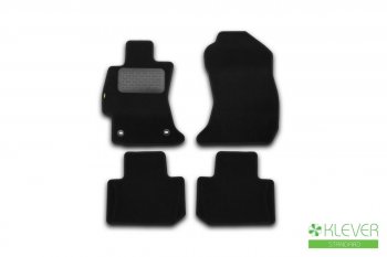 Текстильные коврики салона Klever Standart Subaru Forester SJ дорестайлинг (2012-2016) (Черные)
