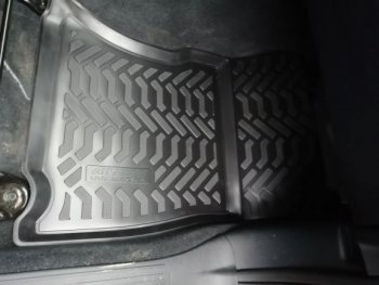 2 199 р. Коврики салона Aileron (3D с подпятником)  Subaru Forester  SK/S14 (2018-2021) дорестайлинг  с доставкой в г. Кемерово. Увеличить фотографию 2
