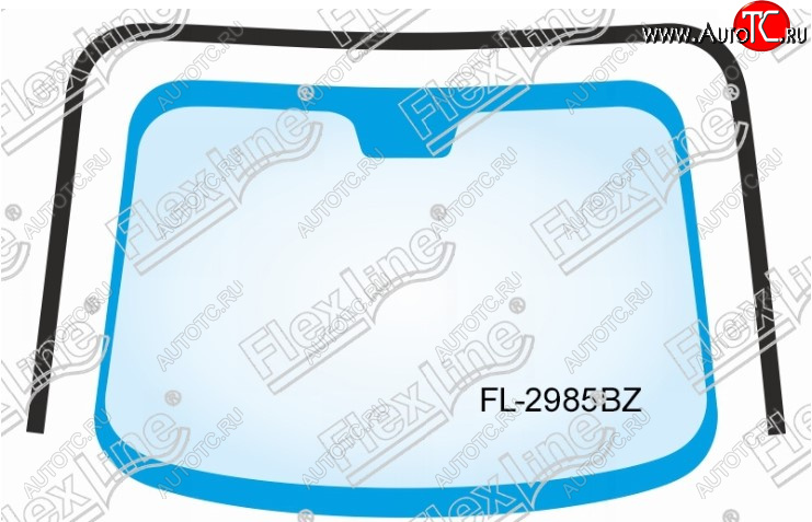 2 599 р. Молдинг лобового стекла FlexLine Subaru Forester SH (2008-2013)  с доставкой в г. Кемерово