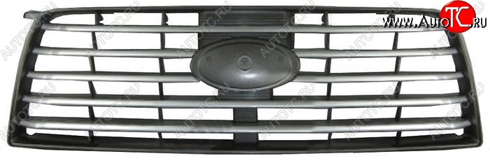 4 399 р. Решётка радиатора (рестайлинг) SAT  Subaru Forester  SG (2002-2005) дорестайлинг (Неокрашенная)  с доставкой в г. Кемерово
