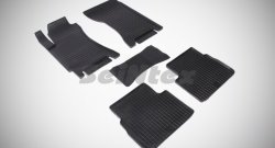 Износостойкие коврики в салон с рисунком Сетка SeiNtex Premium 4 шт. (резина) Subaru Forester  SG (2002-2005) дорестайлинг