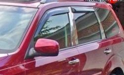 Дефлекторы окон (ветровики) Novline 4 шт Subaru Forester  SH (2008-2013)