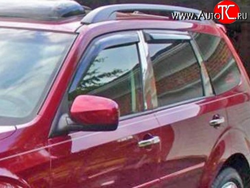 1 039 р. Дефлекторы окон (ветровики) Novline 4 шт  Subaru Forester  SH (2008-2013)  с доставкой в г. Кемерово