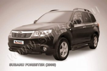 Защита переднего бампер Slitkoff Subaru Forester  SH (2008-2013)