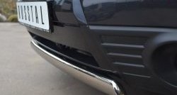 12 949 р. Защита переднего бампера (Ø75х42 мм, нержавейка) Russtal Subaru Forester SH (2008-2013)  с доставкой в г. Кемерово. Увеличить фотографию 3