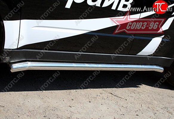 12 239 р. Защита порогов Souz-96 (d60) Subaru Forester SH (2008-2013)  с доставкой в г. Кемерово