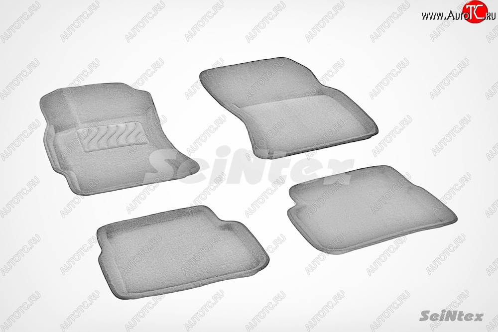 7 649 р. Износостойкие коврики в салон 3D SUBARU FORESTER III серые (компл)  Subaru Forester  SH (2008-2013)  с доставкой в г. Кемерово