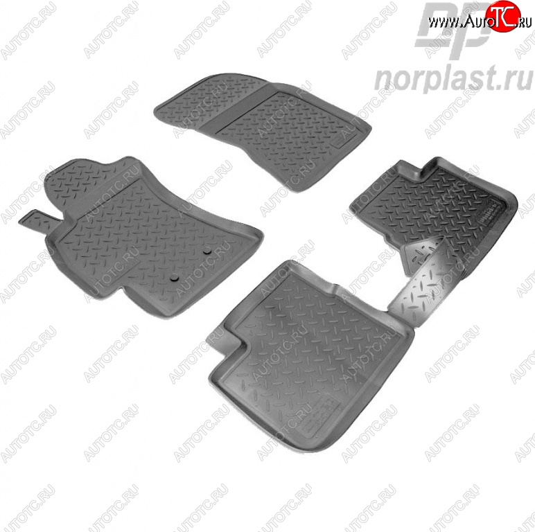 2 899 р. Комплект ковриков в салон Norplast  Subaru Impreza ( GE,  GH) (2007-2012) седан, хэтчбэк  с доставкой в г. Кемерово