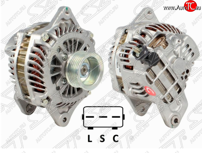 13 999 р. Генератор SAT (12V/110A, / 3.0, EJ30D / EZ30)  Subaru Legacy ( BL/B13,  BL,B13) - Tribeca  с доставкой в г. Кемерово