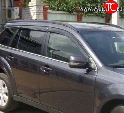 999 р. Комплект дефлекторов окон (ветровиков) 4 шт. Russtal Subaru Outback BR/B14 дорестайлинг универсал (2009-2013)  с доставкой в г. Кемерово