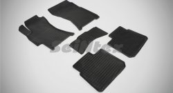 Износостойкие коврики в салон с рисунком Сетка SeiNtex Premium 4 шт. (резина) Subaru Outback  BP (2003-2006) дорестайлинг универсал