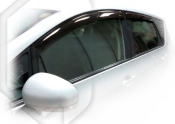 Дефлектора окон CA-Plastic Subaru Trezia (2010-2016) (Classic полупрозрачный)
