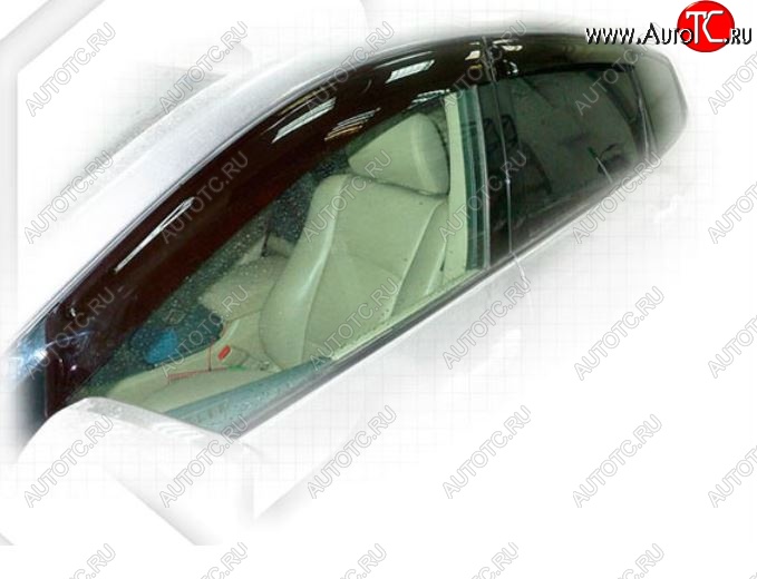2 199 р. Дефлектора окон CA-Plastiс Subaru Tribeca (2008-2014) (Classic полупрозрачный, Без хром.молдинга)  с доставкой в г. Кемерово