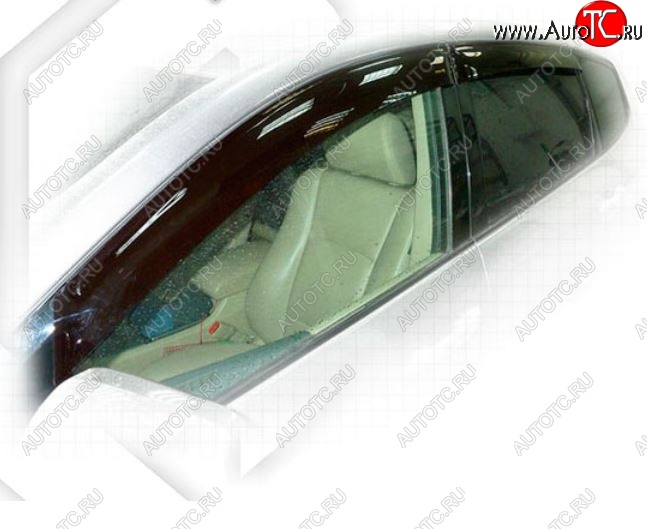 2 079 р. Дефлектора окон CA-Plastic Subaru Tribeca (2005-2007) (Classic полупрозрачный, Без хром.молдинга)  с доставкой в г. Кемерово