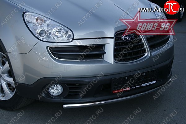 10 079 р. Защита переднего бампера одинарная Souz-96 (d42). Subaru Tribeca (2005-2007)  с доставкой в г. Кемерово
