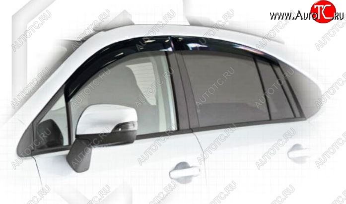 2 099 р. Дефлектора окон CA-Plastiс Subaru XV GP/G33 дорестайлинг (2012-2016) (Classic полупрозрачный, Без хром.молдинга)  с доставкой в г. Кемерово